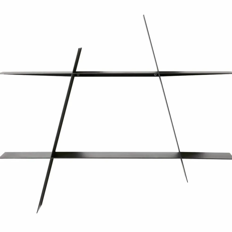 A-Shelf svart stål, large
