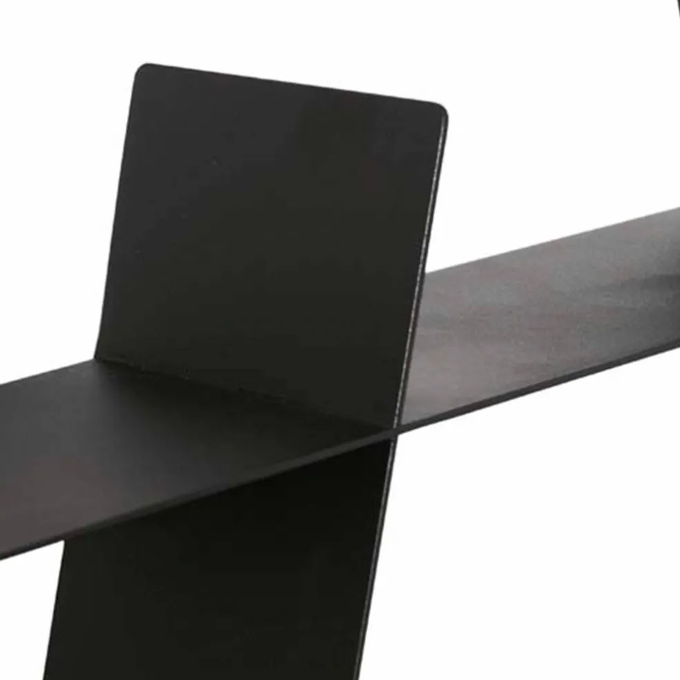 A-Shelf svart stål, large