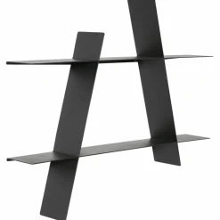 A-Shelf svart stål, medium