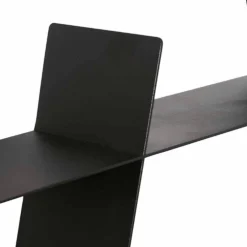 A-Shelf svart stål, medium