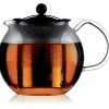 Assam Tekanne Glass med Stålfilter 1 liter