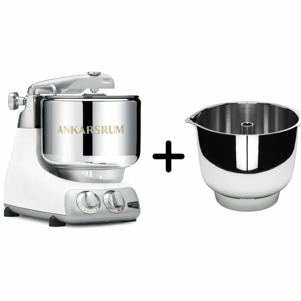 Assistent AKM 6230 Kjøkkenmaskin + Original vispebolle, sølv