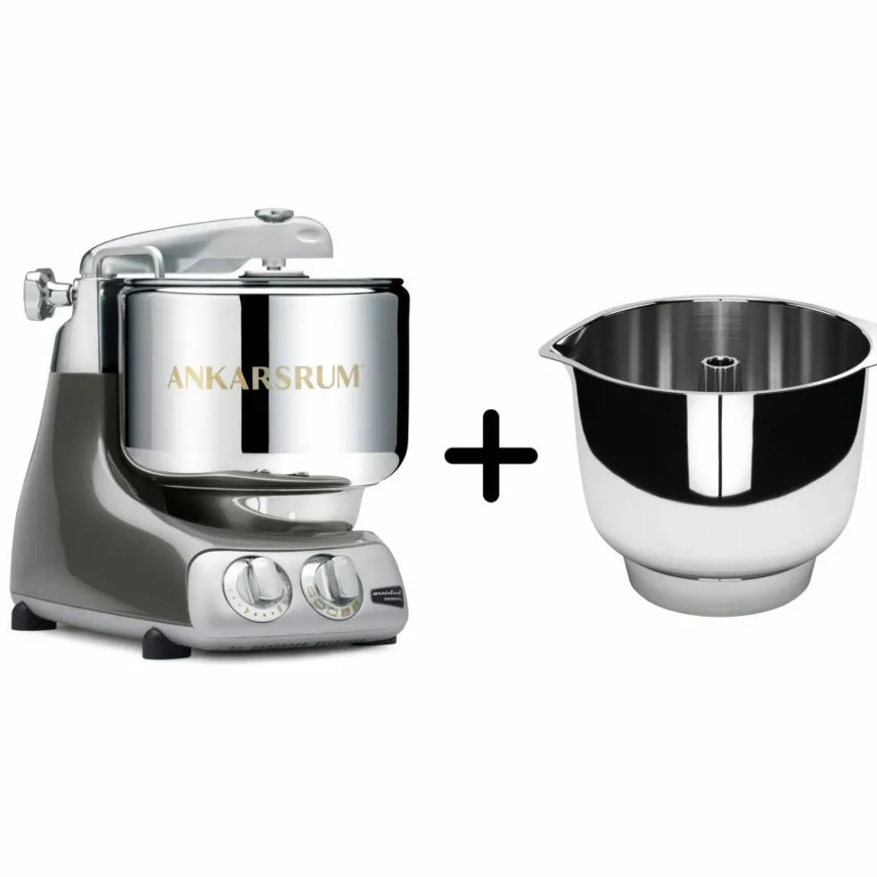 Assistent AKM 6230 Kjøkkenmaskin + Original vispebolle, sølv