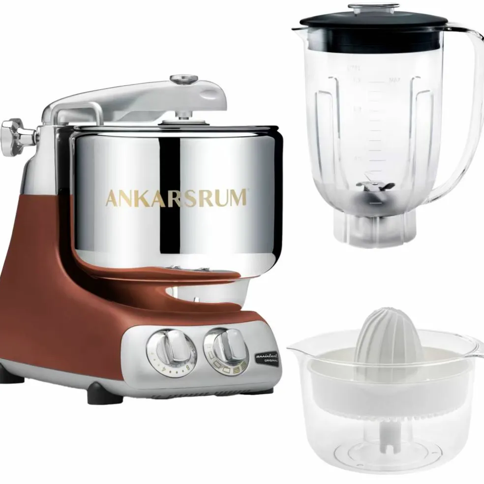 Assistent AKM6230 + mikserkanne og sitruspresse, coral crush