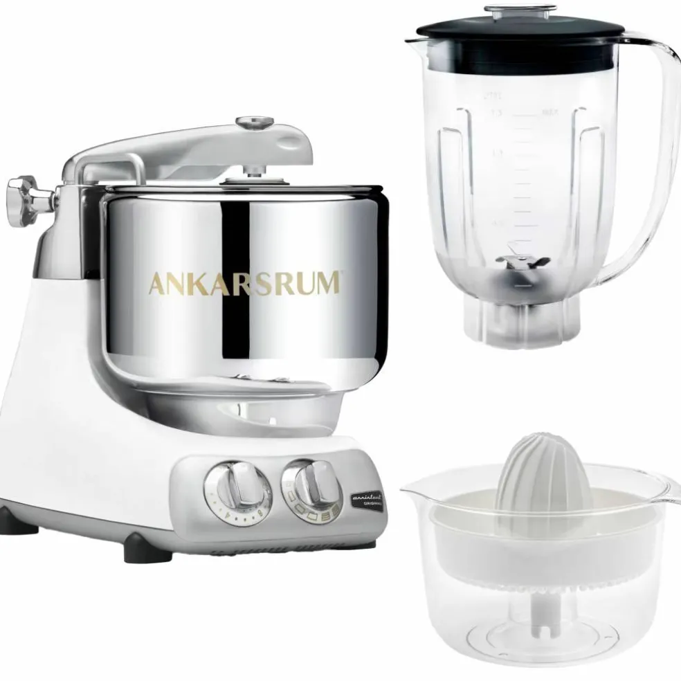 Assistent AKM6230 + mikserkanne og sitruspresse, coral crush