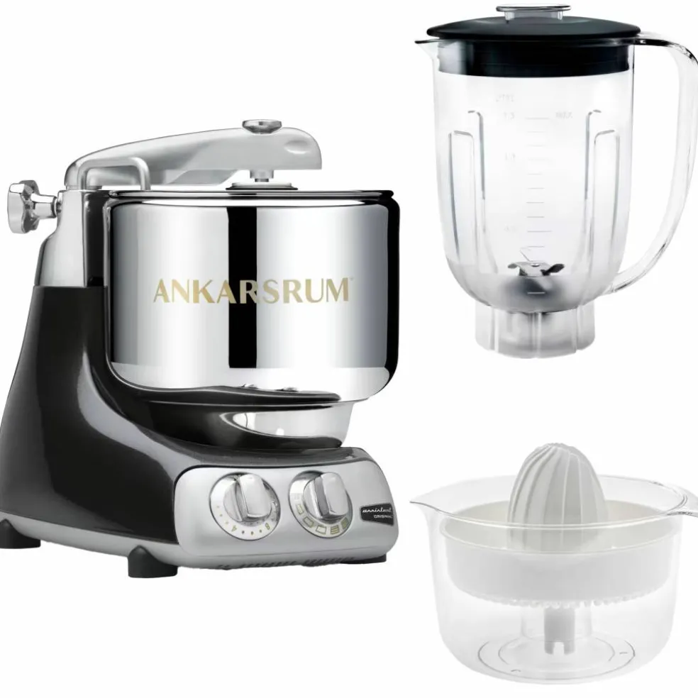 Assistent AKM6230 + mikserkanne og sitruspresse, mineral white