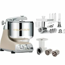 Assistent Kjøkkenmaskin, large tilbehørspakke, black chrome