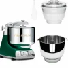 Assistent Original AKM 6230 kjøkkenmaskin med iskremtilbehør og ekstra vispeskål, light creme