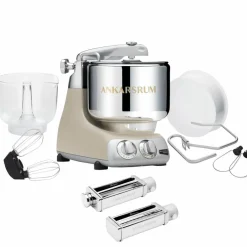 Assistent Original AKM 6230 kjøkkenmaskin og pastasett, rustic maroon