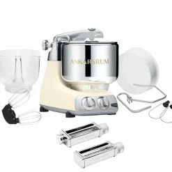 Assistent Original AKM 6230 kjøkkenmaskin og pastasett, light creme