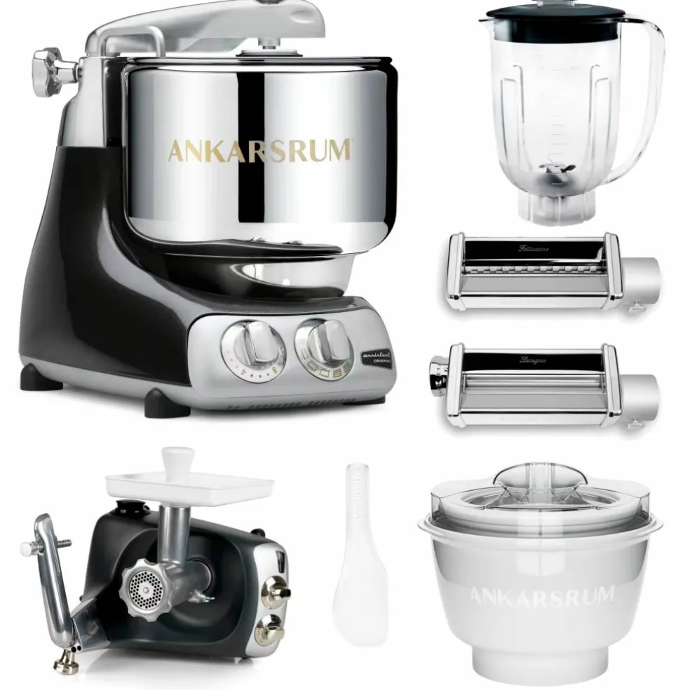 Assistent Original kjøkkenmaskin med middagspakke, jubilee silver