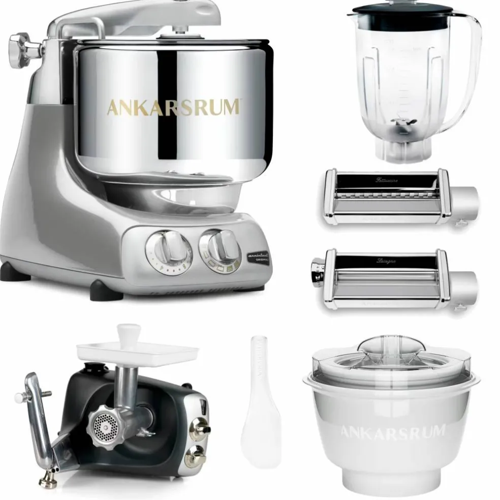 Assistent Original kjøkkenmaskin med middagspakke, glossy white