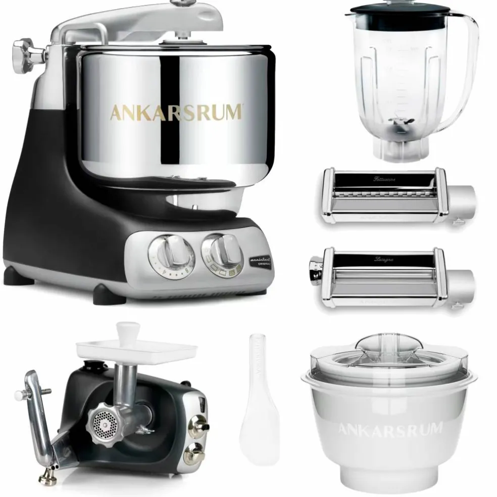 Assistent Original kjøkkenmaskin med middagspakke, glossy white