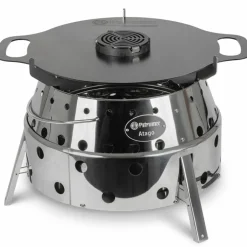 Atago grillplate med bærestativ