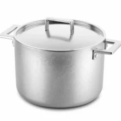 Attiva dyp gryte med lokk 6,5 liter, rustfritt stål
