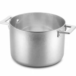 Attiva dyp gryte med lokk 6,5 liter, rustfritt stål