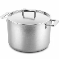 Attiva dyp gryte med lokk 6,5 liter, rustfritt stål