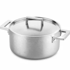 Attiva gryte med lokk 24 cm, rustfritt stål