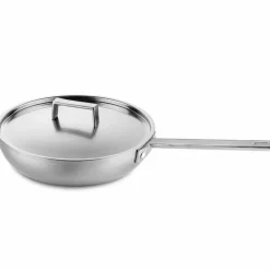 Attiva stekepanne med lokk 30 cm, rustfritt stål