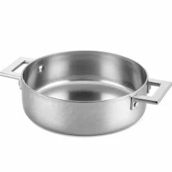 Attiva stekepanne med lokk og to håndtak 28 cm, rustfritt stål