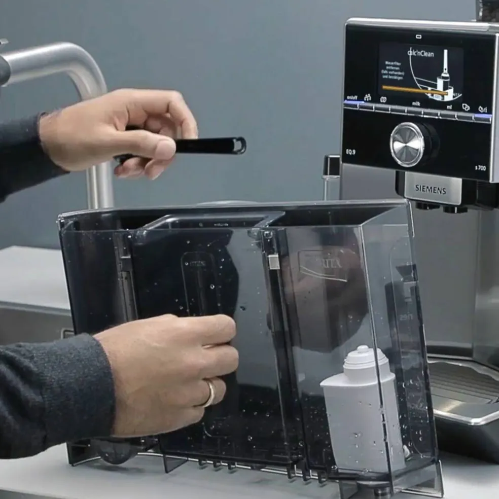 Automatisk kaffemaskin EQ300, rustfritt stål