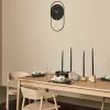 A-Wall klokke svart/metall