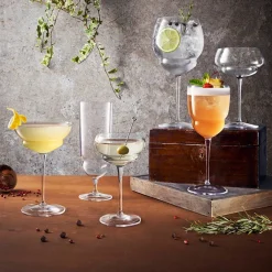 Backdoor '20s Great Gatsby cocktailglass 30 cl, 6-pakning, klart