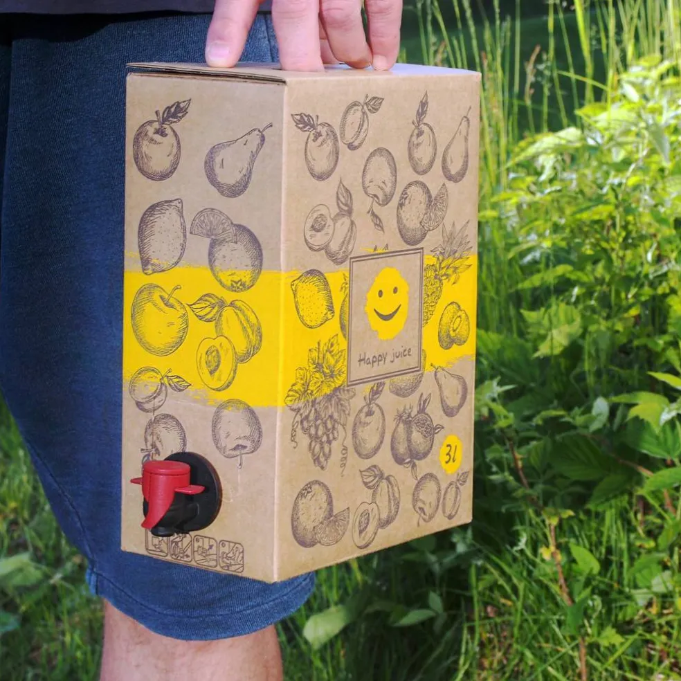 Bag In Box-pose med kran 3 liter 4-pakning