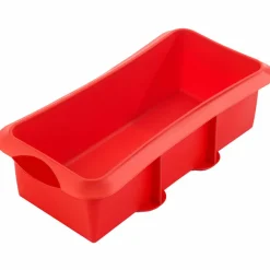 Bakeform i silikon 28 cm, rød
