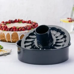 Bakeform med avtakbar bunn 3 deler 26 cm, mørkeblå
