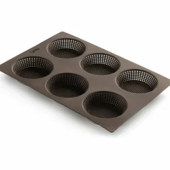 Bakeform Silikon perforert Rundstykker