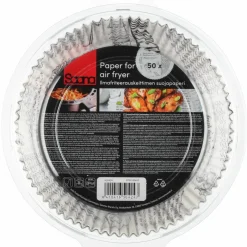 Bakepapir til airfryer 50-pakning