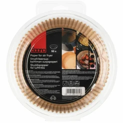 Bakepapir til airfryer 20x16 cm, 50 stk