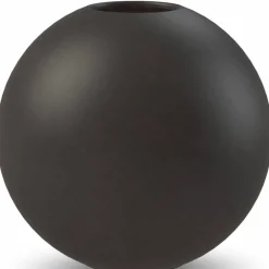 Ball vase, 10 cm, black