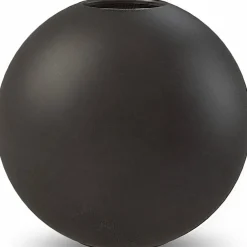 Ball vase, 20 cm, black