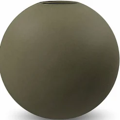 Ball vase, 10 cm, olive