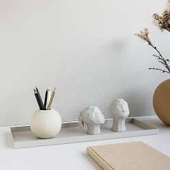Ball vase, 10 cm, sand