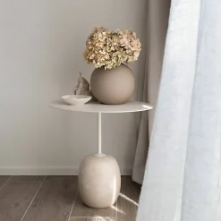 Ball vase, 10 cm, sand