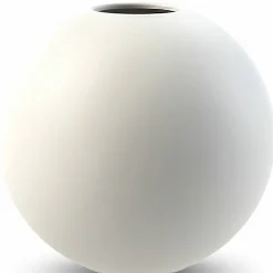 Ball vase, 10 cm, white