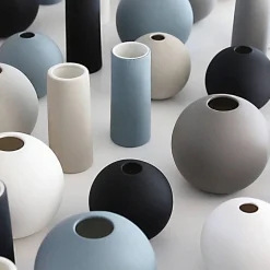 Ball vase, 10 cm, white
