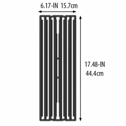 Baron/Crown grillrist i støpejern 44x16 cm