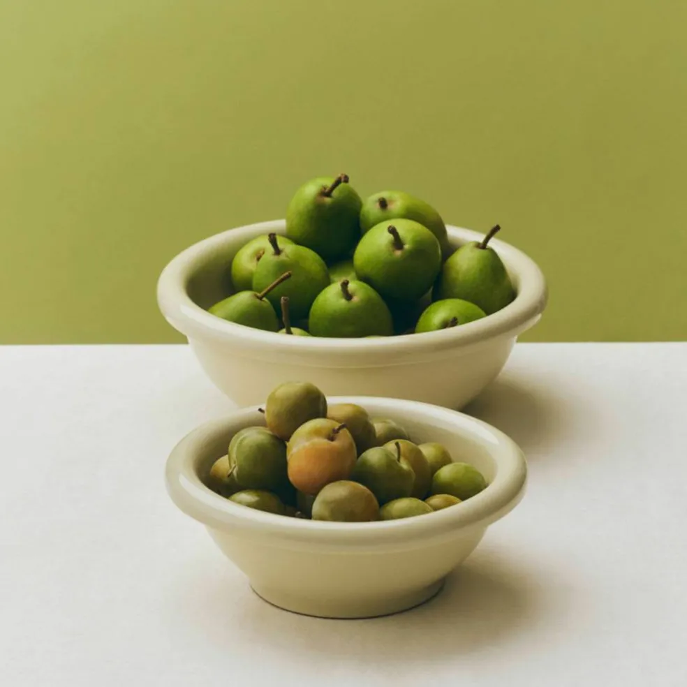 Barro salatskål small, benhvit