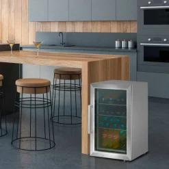BBQ Cooler 63 liter høyrehengslet, rustfritt stål