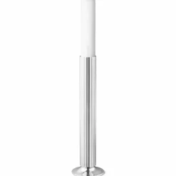 Bernadotte gulvlysestake, rustfritt stål 50cm