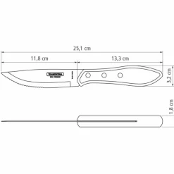 Biffbestikk 8 deler 21,5 cm
