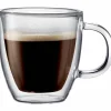 BISTRO dobbeltvegget espressoglass m. hank, 2 stk.