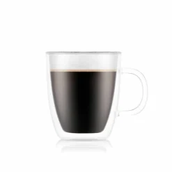 BISTRO Dobbeltvegget krus m. hank, 2 stk. - 0,45 l