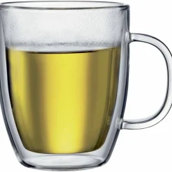BISTRO Dobbeltvegget krus m. hank, 2 stk. - 0,45 l