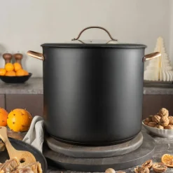 Black Copper gryte med dampkurv 18 liter