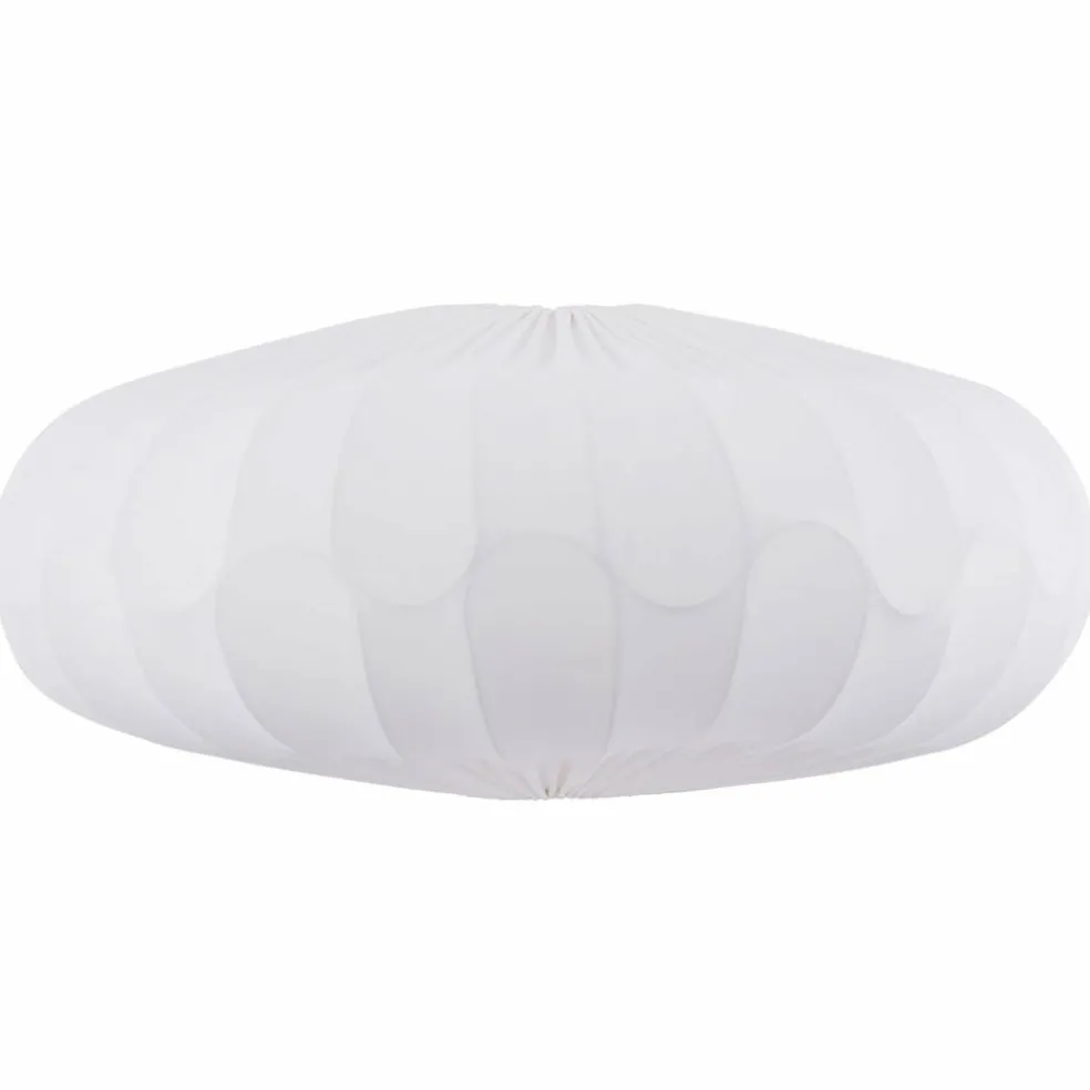 Bladverk lampeskjerm 70 cm, hvit